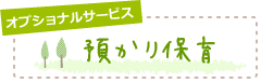 オプショナルサービス 預かり保育